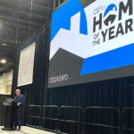 Lew gets ready to announce the Home of the Year awards